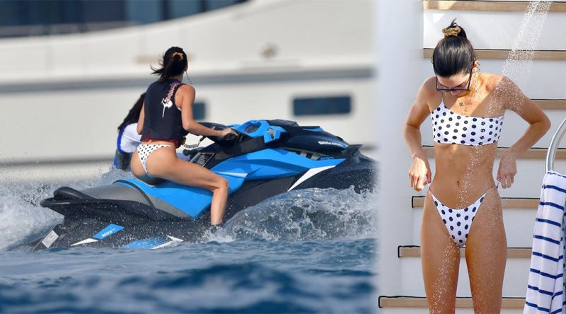 Kendall Jenner – Bikini Candids in Monaco