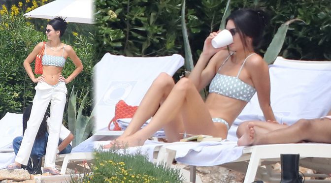 Kendall Jenner – Bikini Candids at Hotel du Cap-Eden-Roc in Antibes