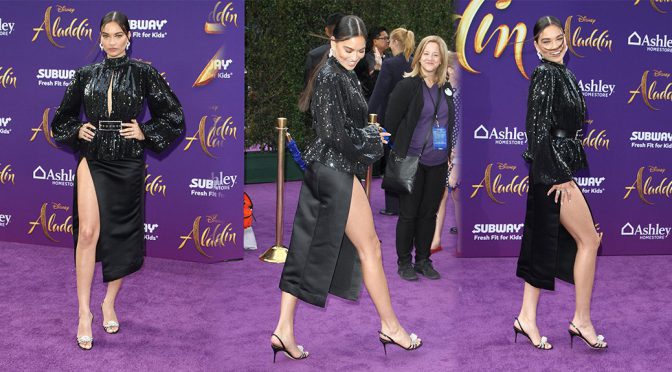 Shanina Shaik – “Aladdin” Premiere in Los Angeles