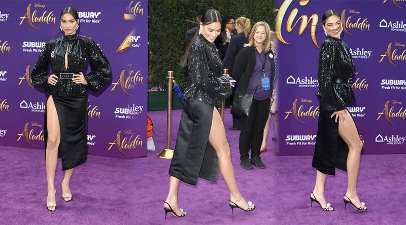 Shanina Shaik – “Aladdin” Premiere in Los Angeles