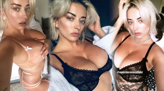 Caroline Vreeland – Agent Provocateur lingerie photoshoot