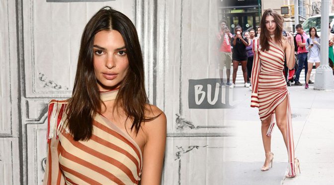 Emily Ratajkowski at BUILD Series in New York