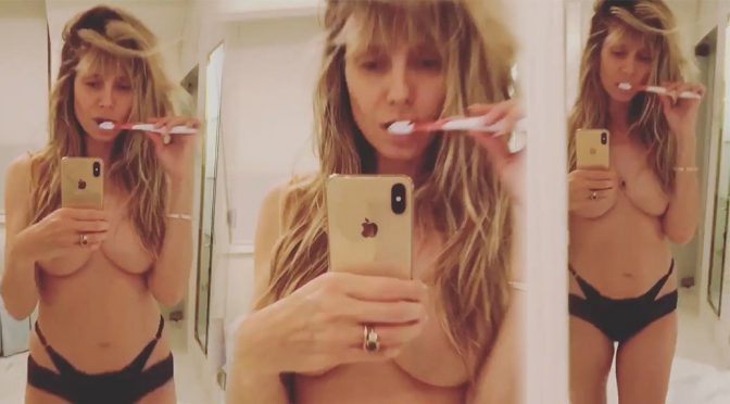 Heidi Klum Topless Video