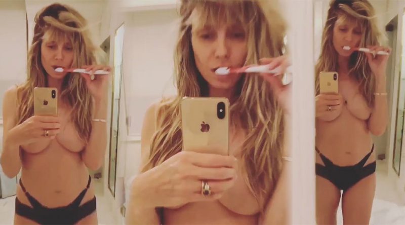 Heidi Klum – Topless Video