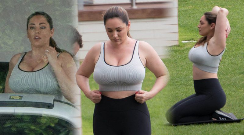 Kelly Brook – Sexy Candids in Kent