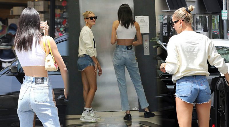 Kendall Jenner & Hailey Baldwin – Sexy Candids in Beverly Hills