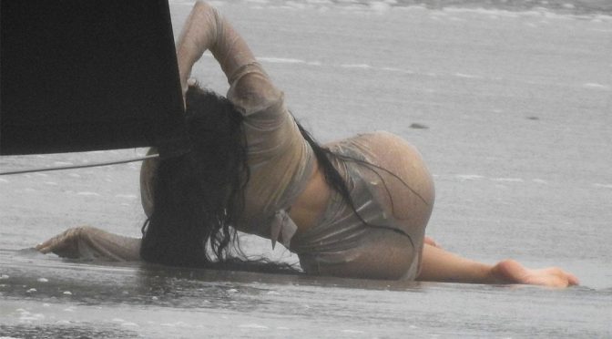 Kylie Jenner – Sexy Big Ass at a Photoshoot in Malibu