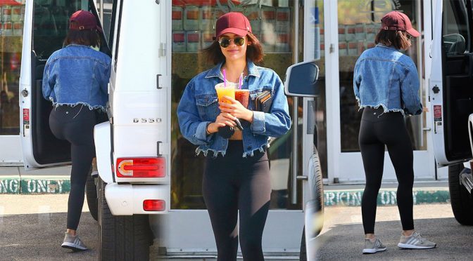 Lucy Hale – Sexy Candids Studio City