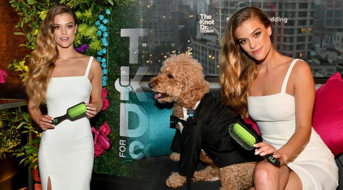 Nina Agdal – Conair’s The Knot Dr. Detangling Brush Event in New York