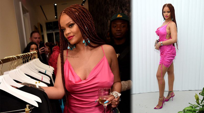 Rihanna – FENTY x Webster Pop-up Cocktail Event in New York