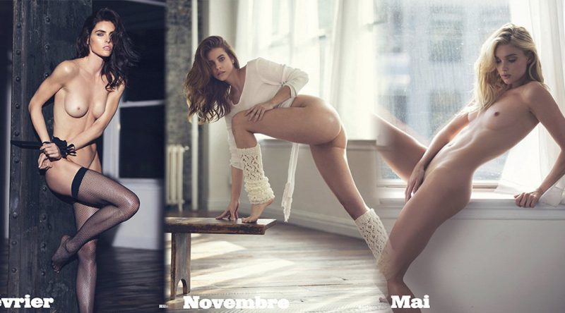 Various Models – Lui Magazine Calendar 2017 Topless Photoshoot