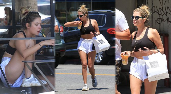 Ashley Benson – Sexy Candids at Joan’s on Third in Studio City