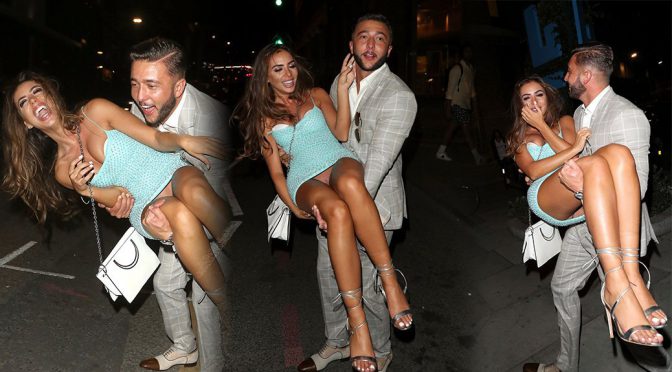 Elma Pazar – Pantyless Upskirt at the ITV Summer Party in London