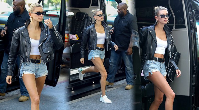Hailey Baldwin – Leggy Candids in Hollywood