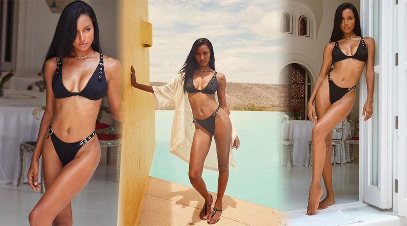 Jasmine Tookes – Revolve Bikini Photoshoot (Summer 2019)