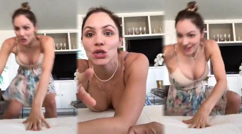 Katharine McPhee – Sexy Cleavage Video