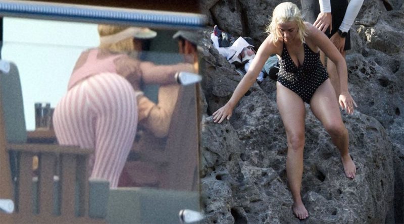 Katy Perry – Swimsuit Candids in Spain
