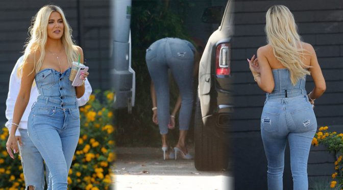 Khloe Kardashian – Sexy Big Ass Candids in Los Angeles