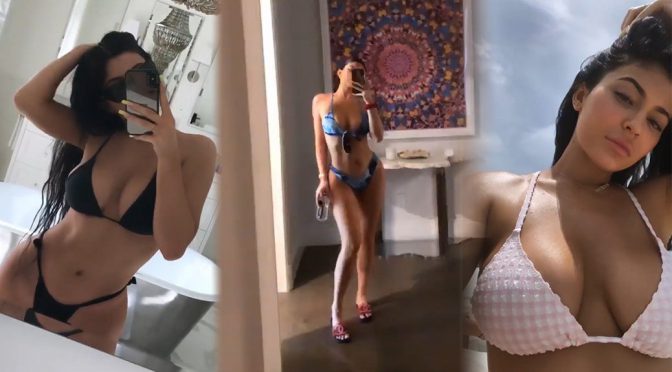 Kylie Jenner – Sexy Bikini Selfie Video
