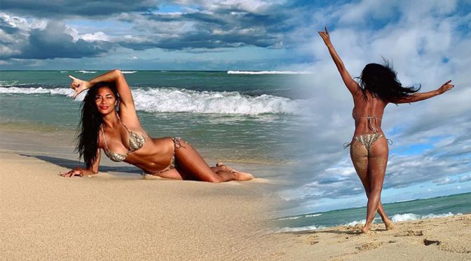 Nicole Scherzinger – Bikini  Instagram Photoshoot