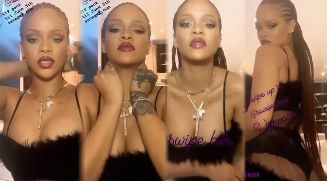 Rihanna – Sexy Cleavage Video