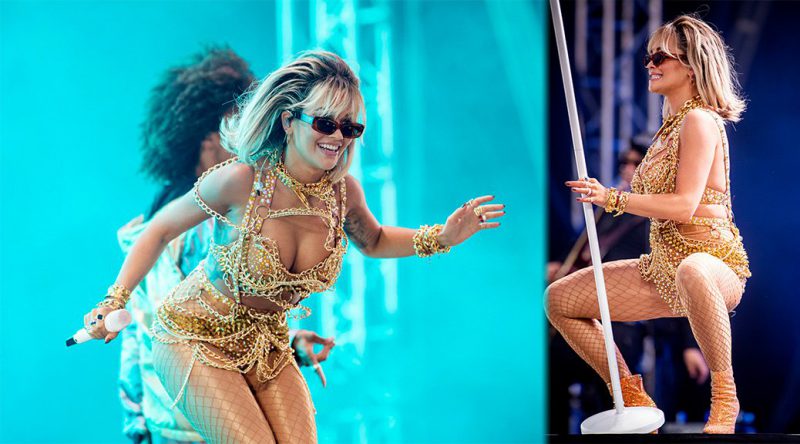 Rita Ora Performing at Ruisrock 2019 in Turku