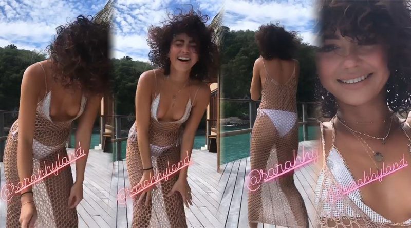 Sarah Hyland – Bikini Nipslip VIdeo
