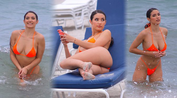 Tao Wickrath – Bikini Candids in Miami Beach