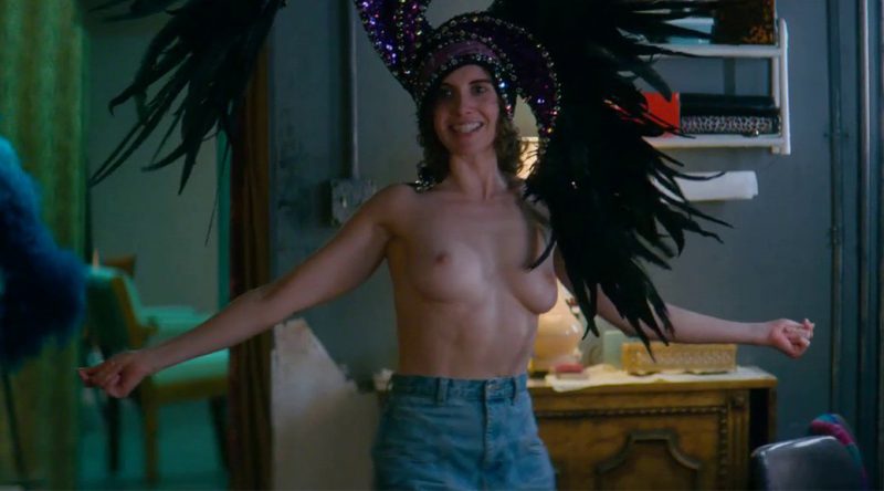Alison Brie – “Glow” Topless Video (NSFW)