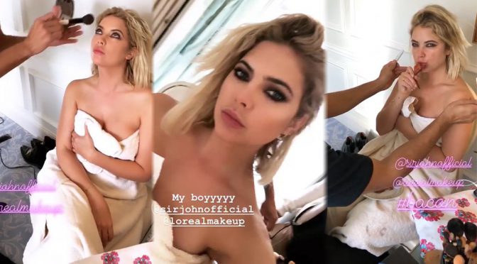 Ashley Benson – Sexy Cleavage Video