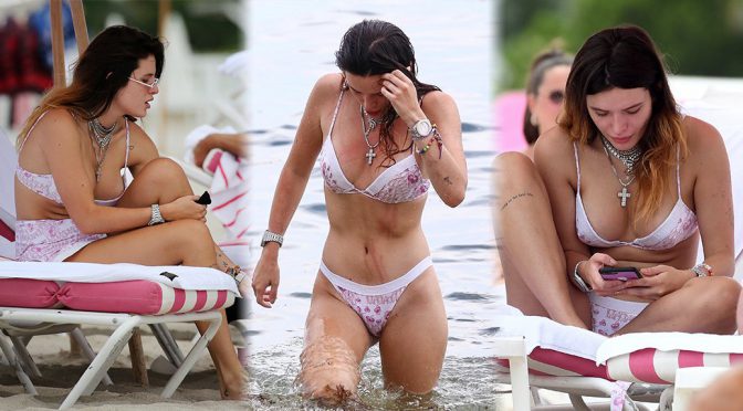 Bella Thorne – Sexy Bikini Candids in Miami Beach