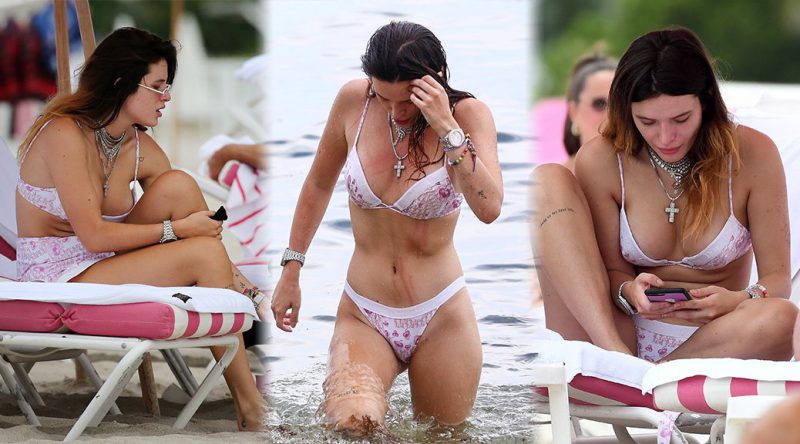 Bella Thorne – Sexy Bikini Candids in Miami Beach