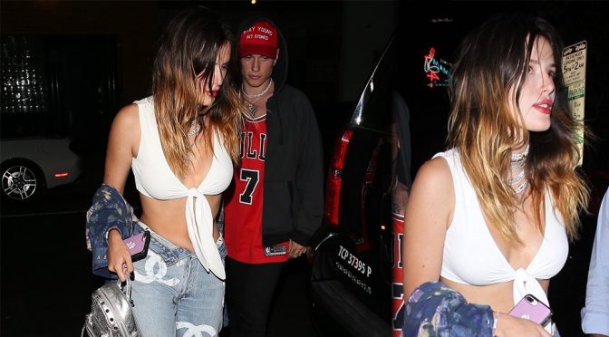 Bella Thorne – Sexy Cleavage at TAO in Hollywood