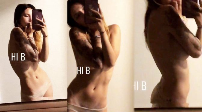 Bella Thorne – Panties and Topless Sexy Video