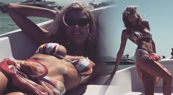 Charlotte Mckinney Sexy Boobs In Bikini