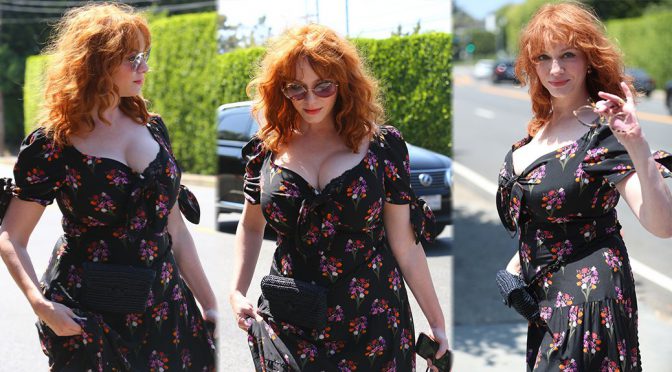 Christina Hendricks – InStyle Day of Indulgence Party in Brentwood