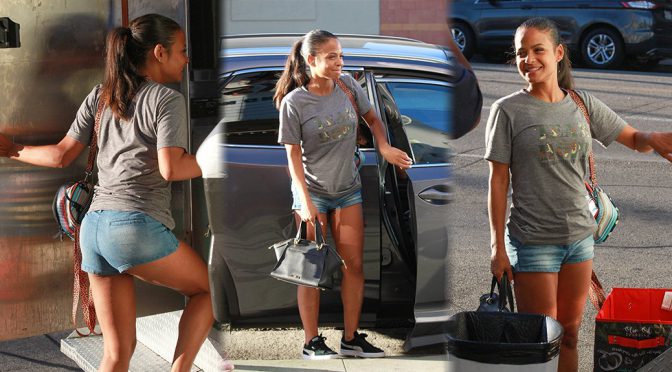 Christina Milian – Sexy Candids in Studio City