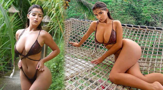 Demi Rose Mawby – Sexy Bikni Photoshoot in Bali Jungle
