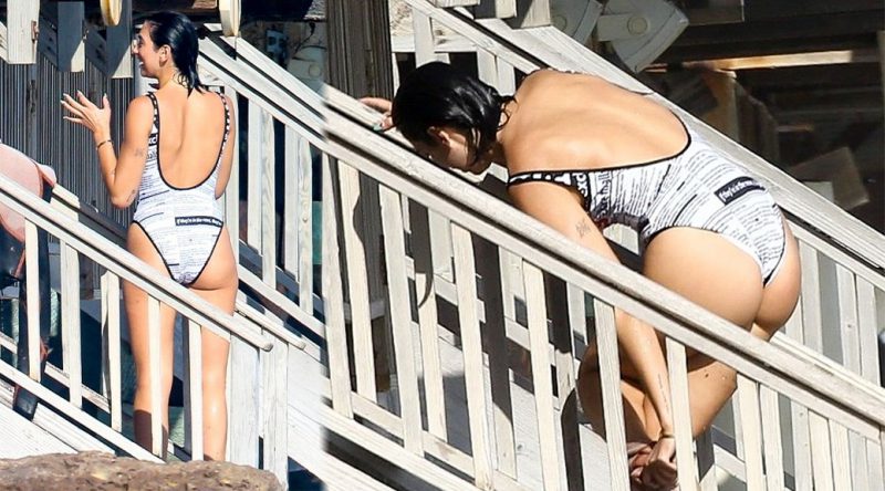 Dua Lipa – Swimsuit Candids On the Beach in Malibu