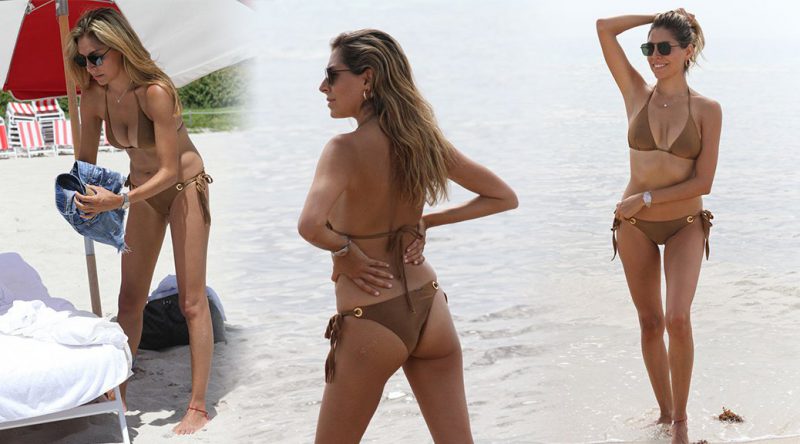Eva Marcela Rodriguez – Bikini Candids at a Beach in Miami