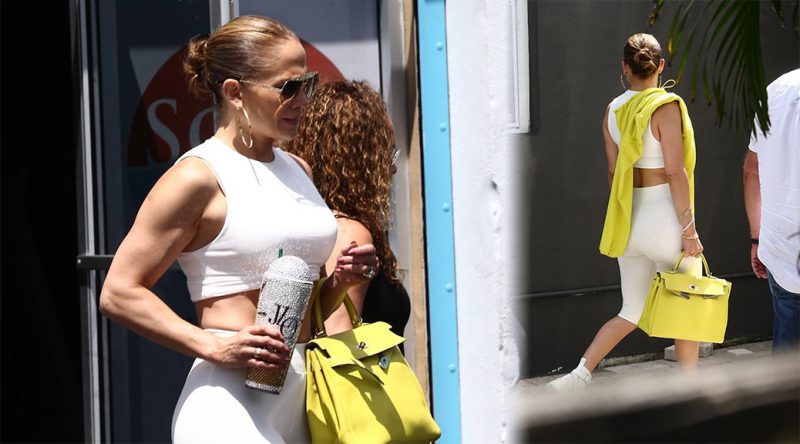 Jennifer Lopez – Sexy Big Ass at the Gym in Miami
