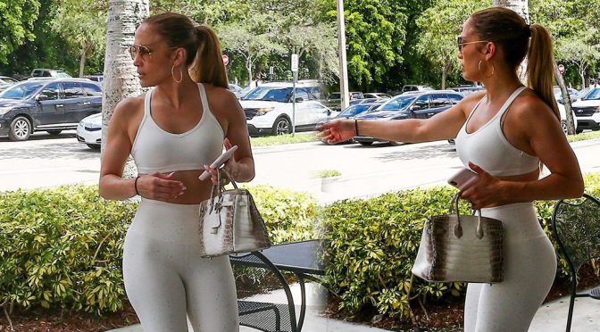 Jennifer Lopez – Sexy Candids at the Gym in Miami