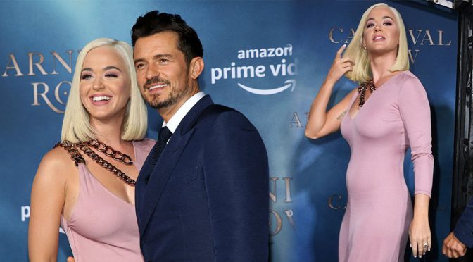 Katy Perry – Sexy Tight Dress at “Carnival Row” Premiere in Los Angeles