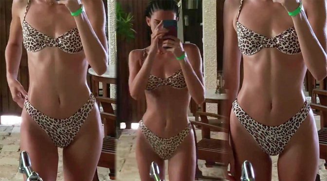 Kendall Jenner – Sexy Bikini Selfie Video