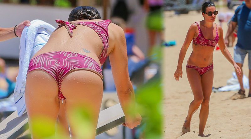 Lea Michele in a Small Bikini in Hawaii