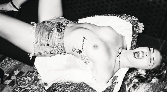 Miley Cyrus – Von Magazine Topless Photoshoot (May 2019) (NSFW)