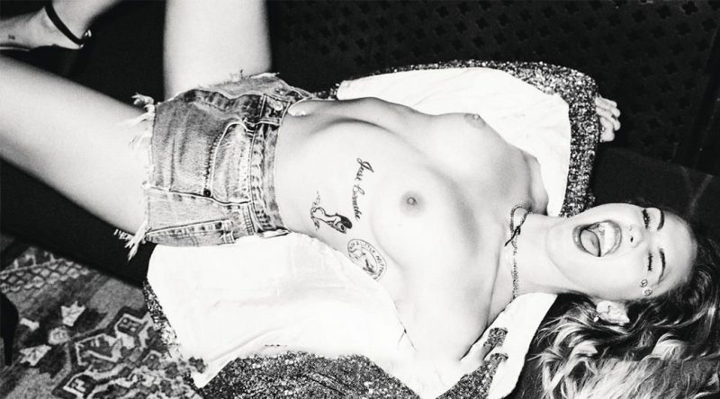 Miley Cyrus – Von Magazine Topless Photoshoot (May 2019) (NSFW)