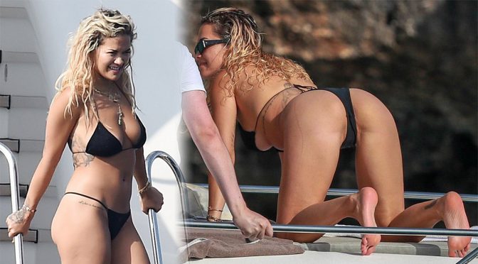 Rita Ora – Sexy Ass in Bikini in Porto Cervo