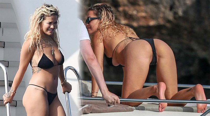 Rita Ora – Sexy Ass in Bikini in Porto Cervo