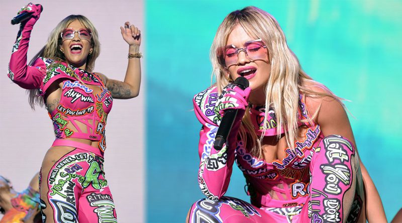 Rita Ora Performs Sexy on Stage in Zadar